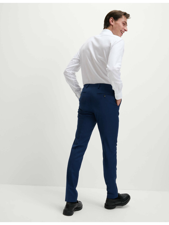 Marks & Spencer Oblekové nohavice, priliehavý strih Marks & Spencer námorná modrá