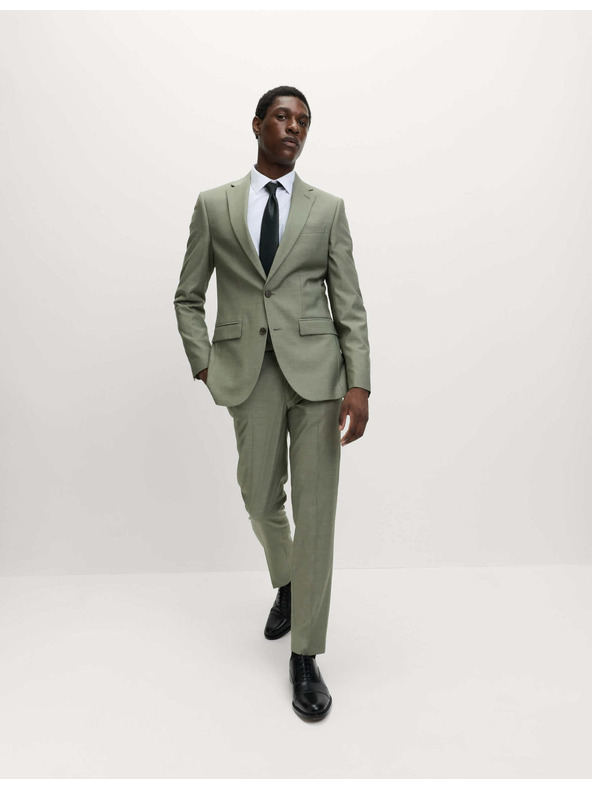 Marks & Spencer Oblekové sako úzkeho strihu Marks & Spencer zelená