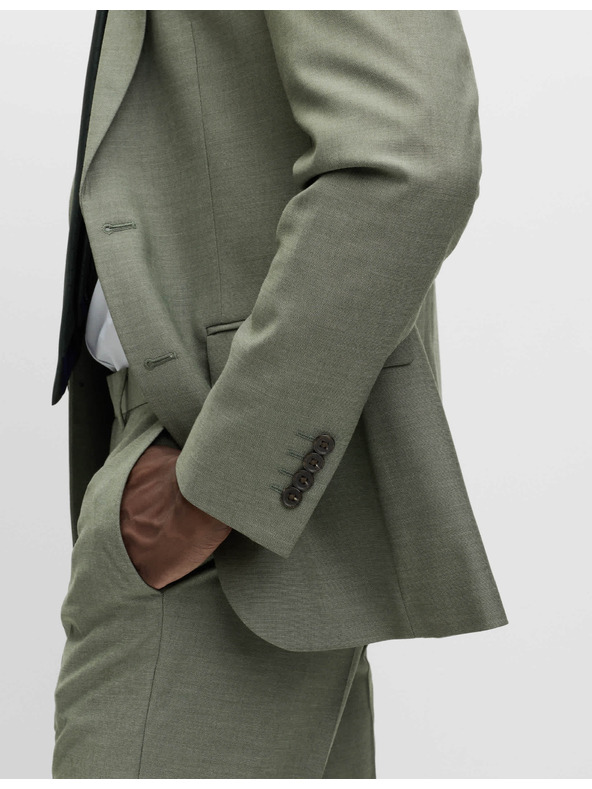 Marks & Spencer Oblekové sako úzkeho strihu Marks & Spencer zelená