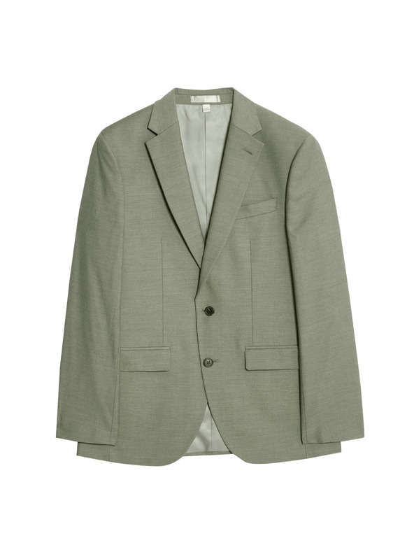 Marks & Spencer Oblekové sako úzkeho strihu Marks & Spencer zelená