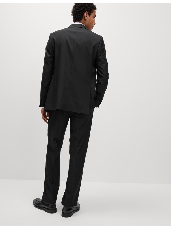 Marks & Spencer Oblekové nohavice klasického strihu Marks & Spencer čierna