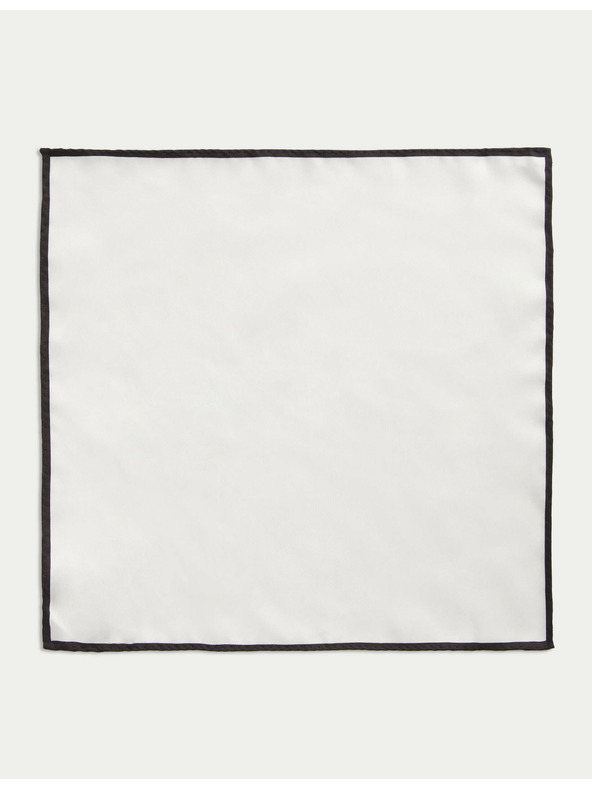 Marks & Spencer Vreckovka z čistého hodvábu Marks & Spencer biela