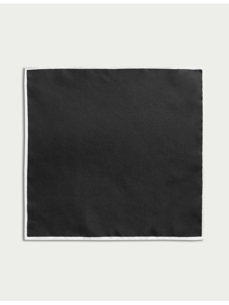 Marks & Spencer Klopa vreckovka z čistého hodvábu Marks & Spencer čierna