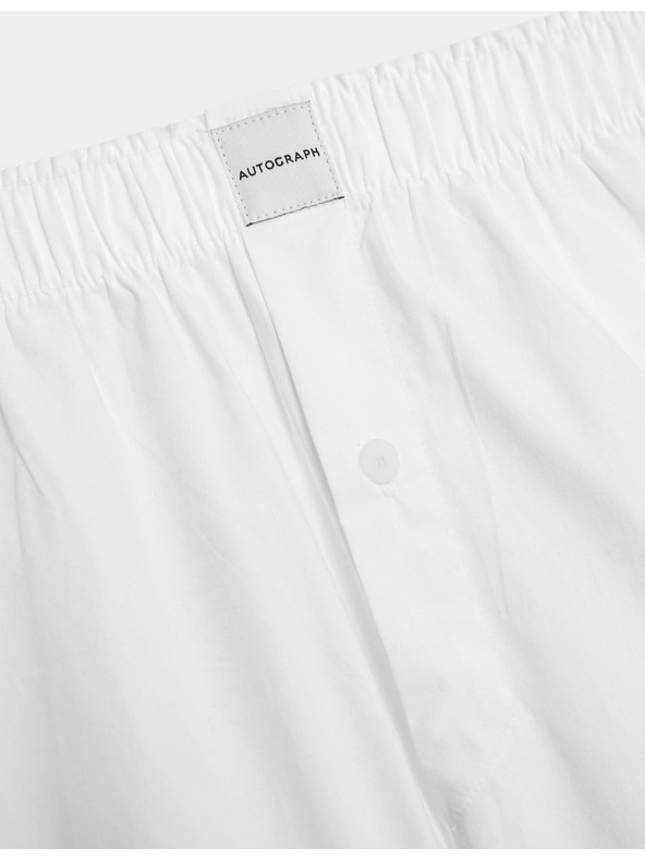 Marks & Spencer Tkané boxerky Supima® s vysokým podielom bavlny, 5 ks v balení Marks & Spencer biela