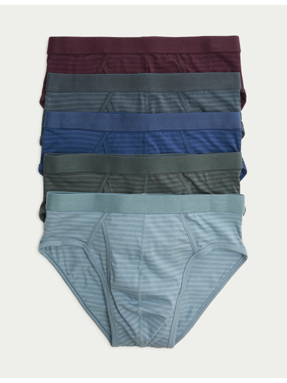 Marks & Spencer Nohavičky z bavlny so strečom, s technológiou Cool & Fresh™, 5 ks Marks & Spencer viacfarebná