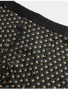 Marks & Spencer Trenky Microskin s geometrickým vzorom, sada 5 ks Marks & Spencer hnedá