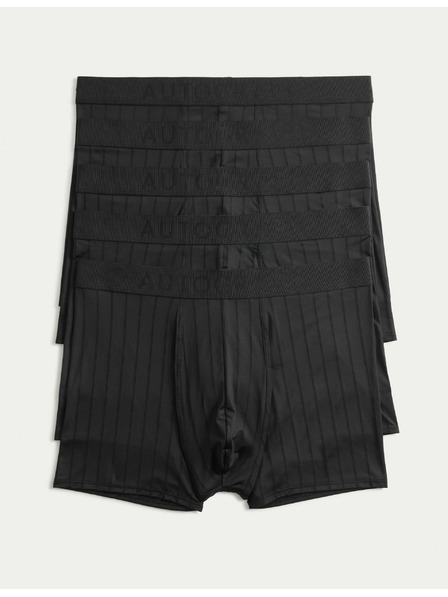 Marks & Spencer Úpletové trenky Microskin, 5 ks Marks & Spencer čierna