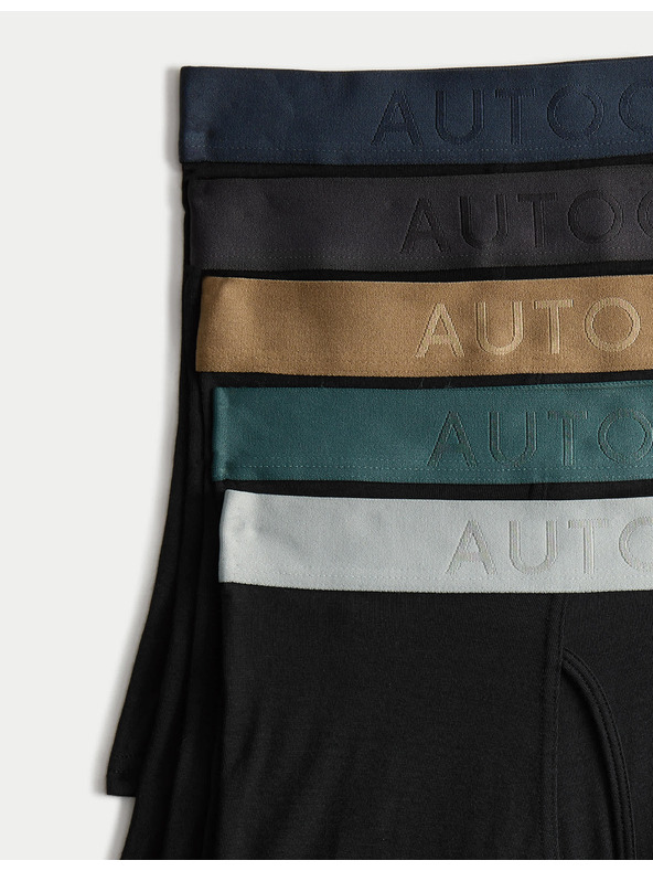 Marks & Spencer Strečové trenky z modalovej bavlny Supima®, 5 ks Marks & Spencer čierna