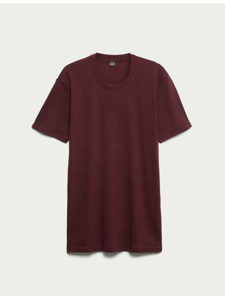 Marks & Spencer Termo tričko s krátkym rukávom a technológiou Heatgen™, stredné zahrievanie Marks & Spencer červená