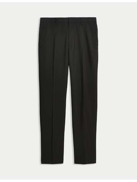 Marks & Spencer Nežehliace nohavice klasického strihu Marks & Spencer čierna