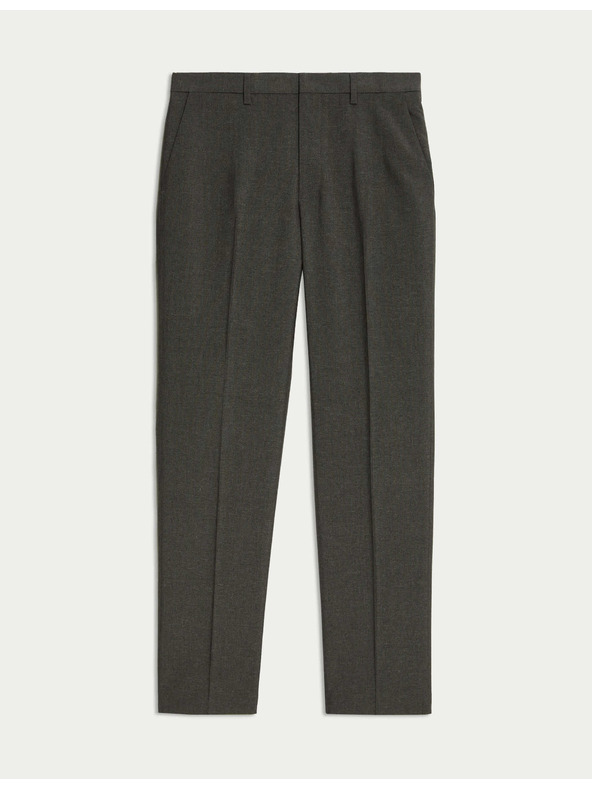 Marks & Spencer Nežehliace nohavice klasického strihu Marks & Spencer sivá