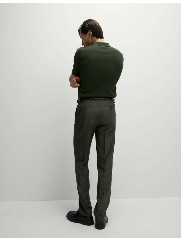 Marks & Spencer Nežehliace nohavice klasického strihu Marks & Spencer sivá