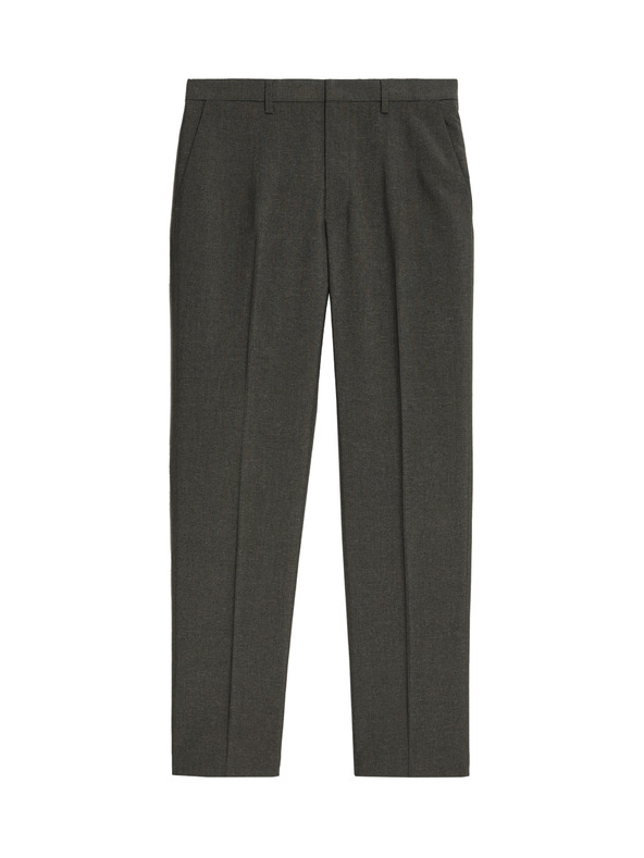 Marks & Spencer Nežehliace nohavice klasického strihu Marks & Spencer sivá