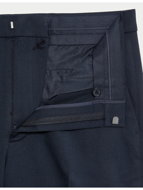 Marks & Spencer Nohavice normálneho strihu s úpravou Smart Stretch Marks & Spencer námorná modrá