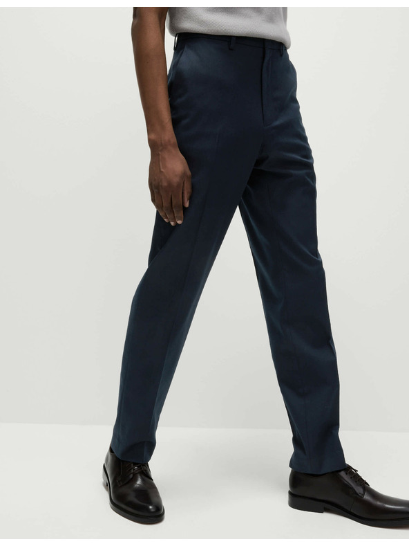 Marks & Spencer Nohavice normálneho strihu s úpravou Smart Stretch Marks & Spencer námorná modrá