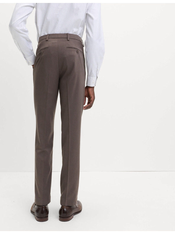 Marks & Spencer Nohavice normálneho strihu s úpravou Smart Stretch Marks & Spencer hnedá