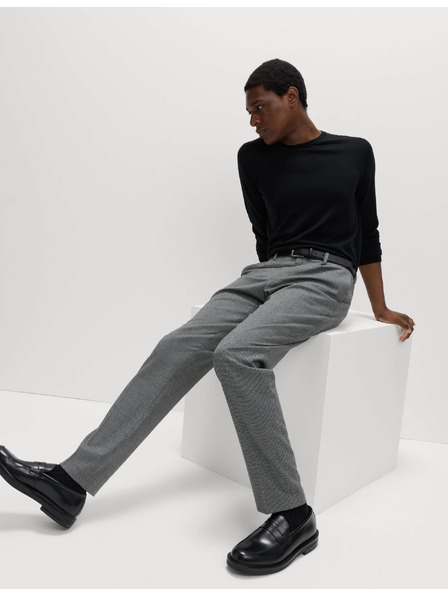 Marks & Spencer Teplé nohavice mierne zúženéhostrihu so vzorom pepito Marks & Spencer sivá