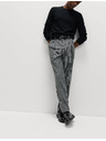 Marks & Spencer Teplé nohavice mierne zúženéhostrihu so vzorom pepito Marks & Spencer sivá