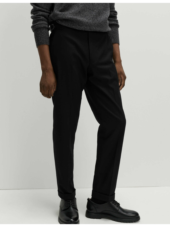 Marks & Spencer Teplé nohavice s bočnými sťahovacími úchytmi a rukoväťou Marks & Spencer čierna