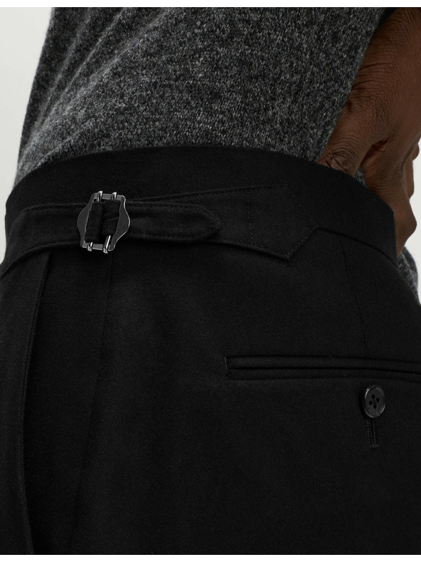 Marks & Spencer Teplé nohavice s bočnými sťahovacími úchytmi a rukoväťou Marks & Spencer čierna