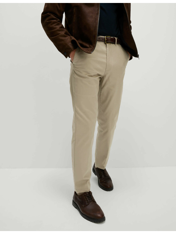 Marks & Spencer Heritage regular fit chino nohavice Marks & Spencer béžové