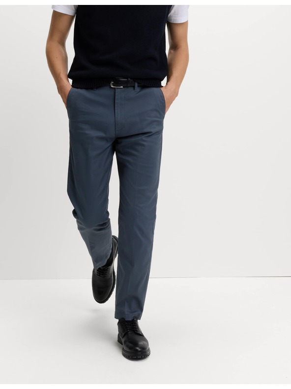 Marks & Spencer Keprové chino nohavice Heritage normálneho strihu Marks & Spencer sivá