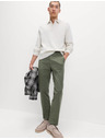 Marks & Spencer Strečové chino nohavice regular fit Marks & Spencer zelené