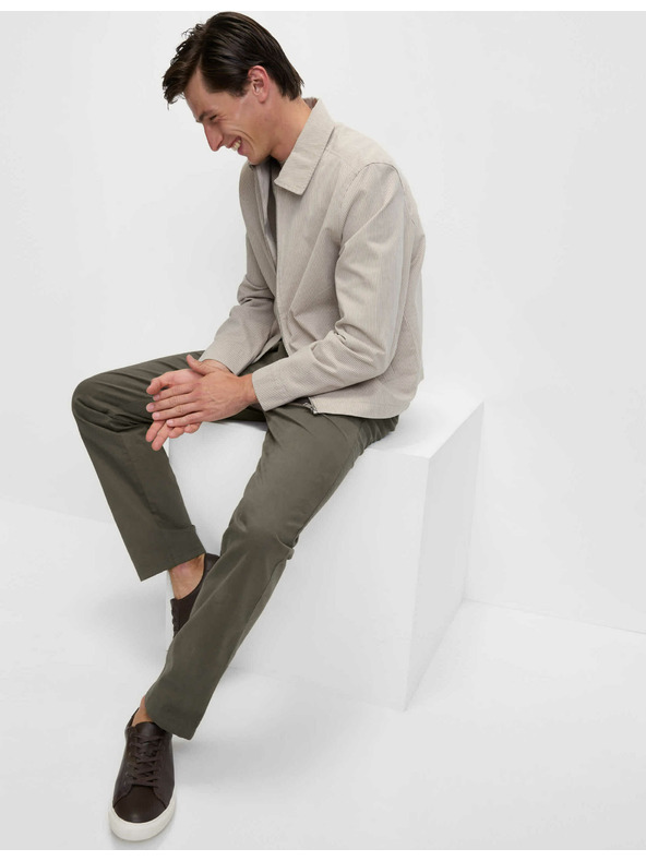 Marks & Spencer Pružné chino nohavice normálneho strihu Marks & Spencer hnedá