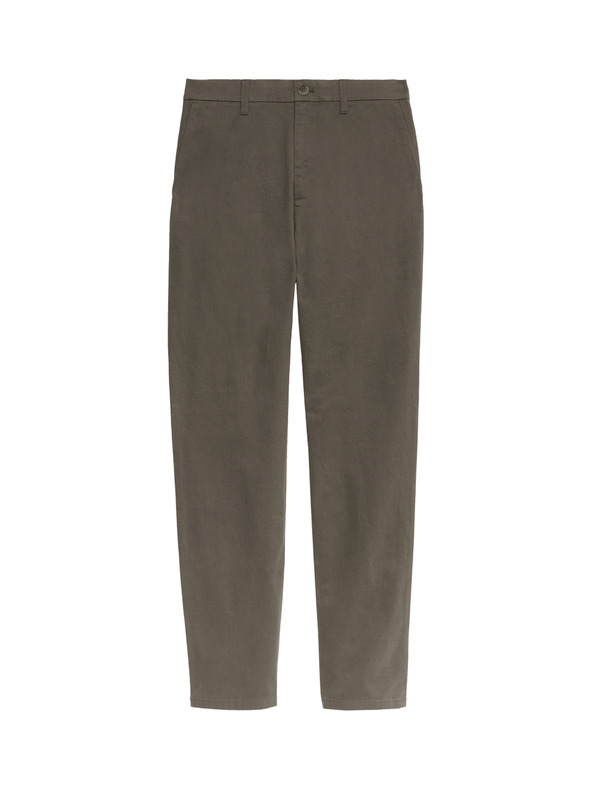 Marks & Spencer Pružné chino nohavice normálneho strihu Marks & Spencer hnedá
