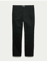 Marks & Spencer Strečové chino nohavice Marks & Spencer regular fit čierne