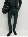 Marks & Spencer Elastické chino nohavice slim fit Marks & Spencer zelená