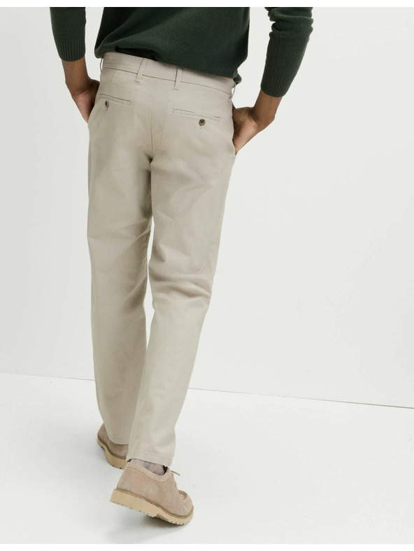 Marks & Spencer Strečové chino nohavice normálneho strihu Marks & Spencer béžová