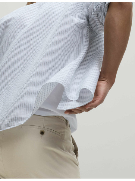 Marks & Spencer Priliehavé chino nohavice s elastickým strihom Marks & Spencer béžová