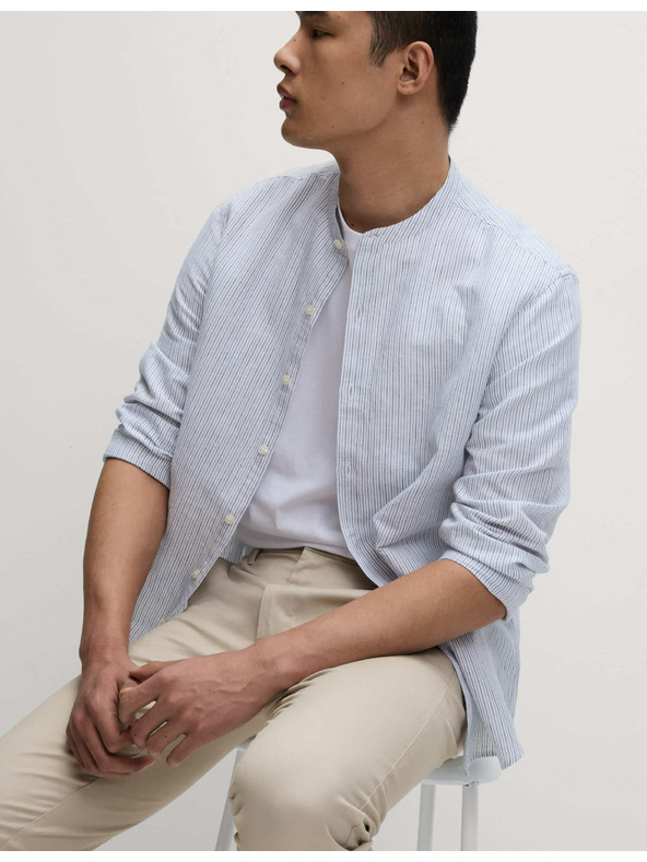 Marks & Spencer Priliehavé chino nohavice s elastickým strihom Marks & Spencer béžová