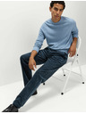 Marks & Spencer Menčestrové pružné chino nohavice klasického strihu Marks & Spencer námorná modrá