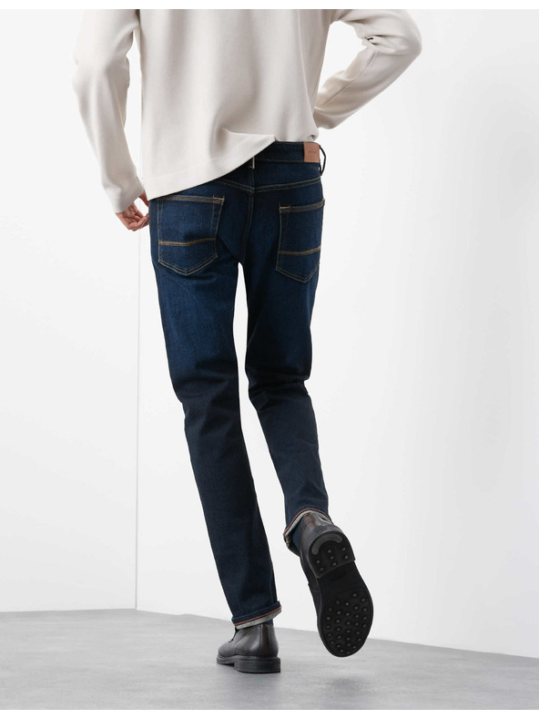 Marks & Spencer Pružné džínsy v japonskom štýle, úzky strih Marks & Spencer námorná modrá