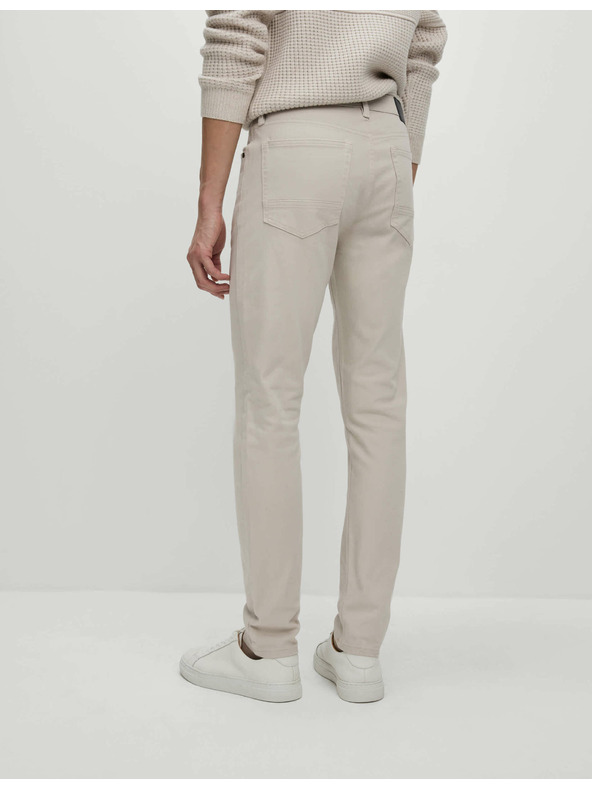 Marks & Spencer Strečové džínsy úzkeho strihu so 360 pružnosťou Marks & Spencer béžová