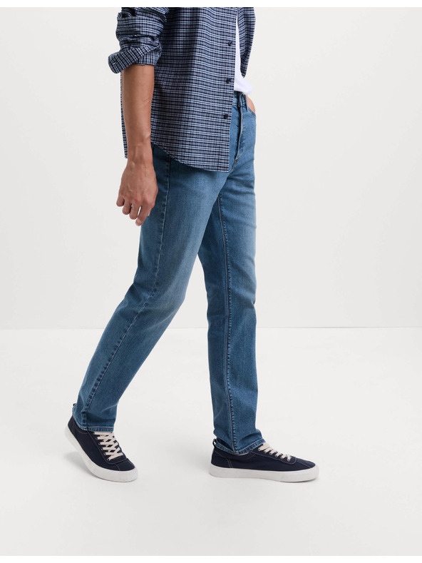 Marks & Spencer Strečové džínsy rovného strihu Marks & Spencer modré