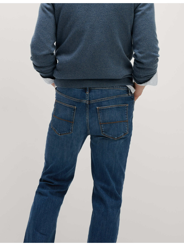 Marks & Spencer Strečové džínsy rovného strihu Marks & Spencer námorná modrá