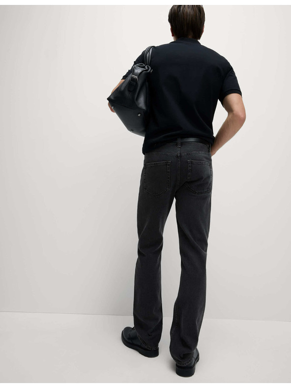 Marks & Spencer Hladké džínsy rovného strihu, z čistej bavlny Marks & Spencer šedá