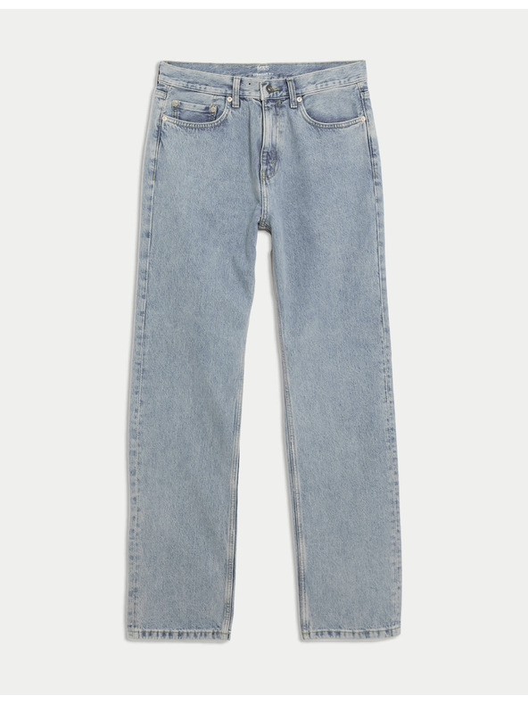 Marks & Spencer Voľné džínsy rovného strihu Authentic Marks & Spencer modrá