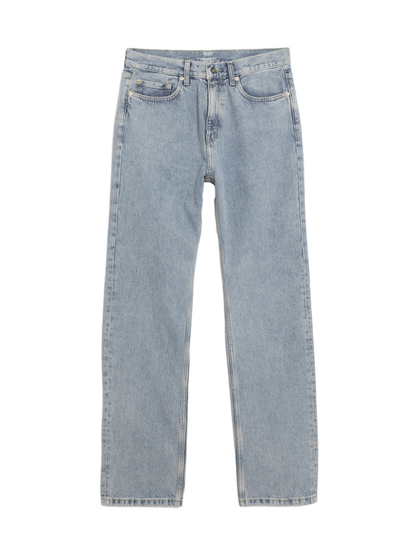 Marks & Spencer Voľné džínsy rovného strihu Authentic Marks & Spencer modrá