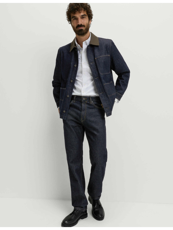 Marks & Spencer Voľné džínsy rovného strihu Authentic Marks & Spencer námorná modrá