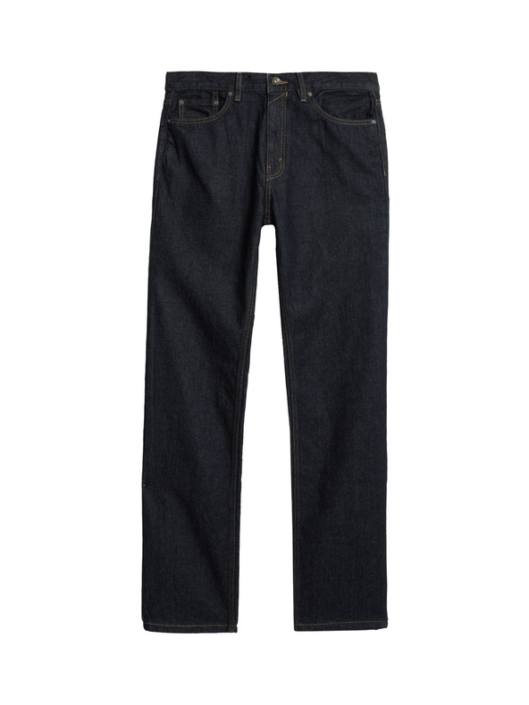 Marks & Spencer Voľné džínsy rovného strihu Authentic Marks & Spencer námorná modrá