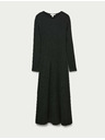 Marks & Spencer Pletené kolové šaty s guľatým výstrihom Marks & Spencer čierna
