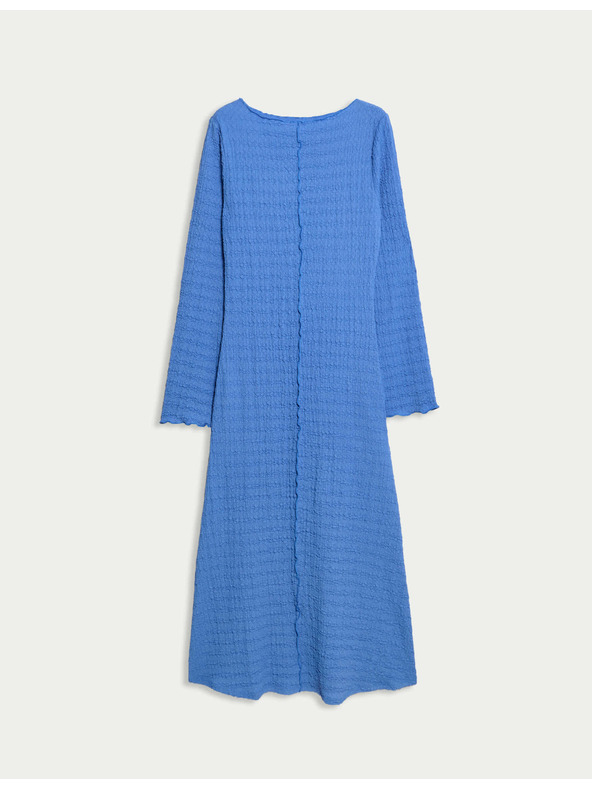 Marks & Spencer Žerzejové kolové midi šaty Marks & Spencer modrá