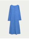 Marks & Spencer Žerzejové kolové midi šaty Marks & Spencer modrá