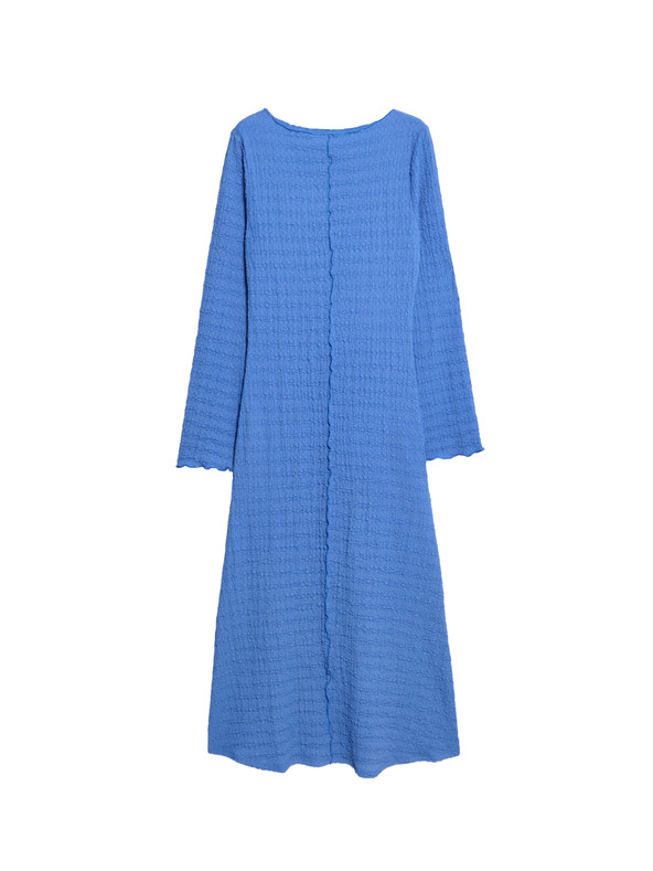 Marks & Spencer Žerzejové kolové midi šaty Marks & Spencer modrá