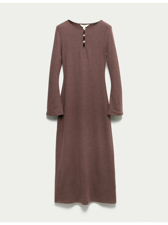 Marks & Spencer Žerzejové pohodlné midi puzdrové šaty Marks & Spencer červená