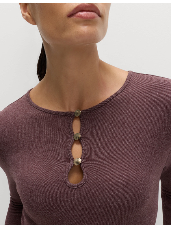 Marks & Spencer Žerzejové pohodlné midi puzdrové šaty Marks & Spencer červená